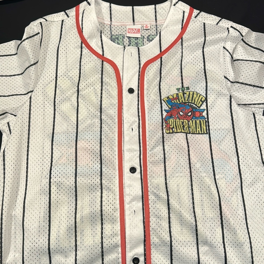 Spider man baseball jersey